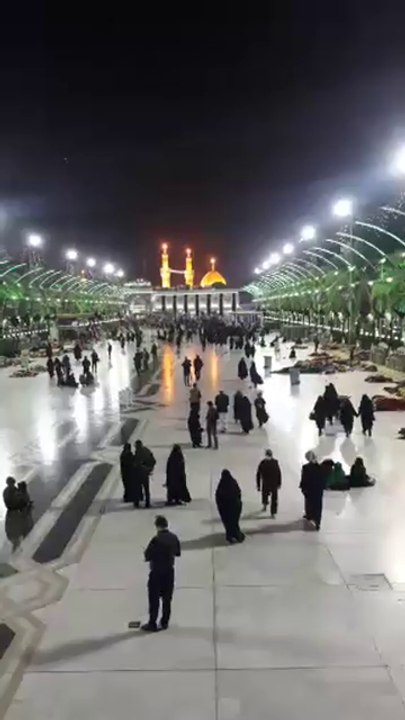 Night of 1st Rabi ul Awal 1439 | Flags Changed to Red and Lights Changed to Green in Shrines.