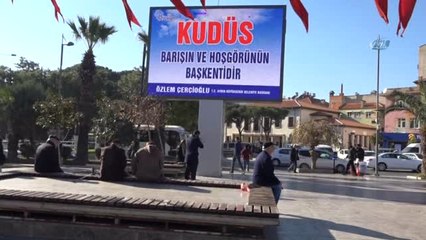 Aydın Büyükşehir Belediyesi'nden Kudüs Tepkisi
