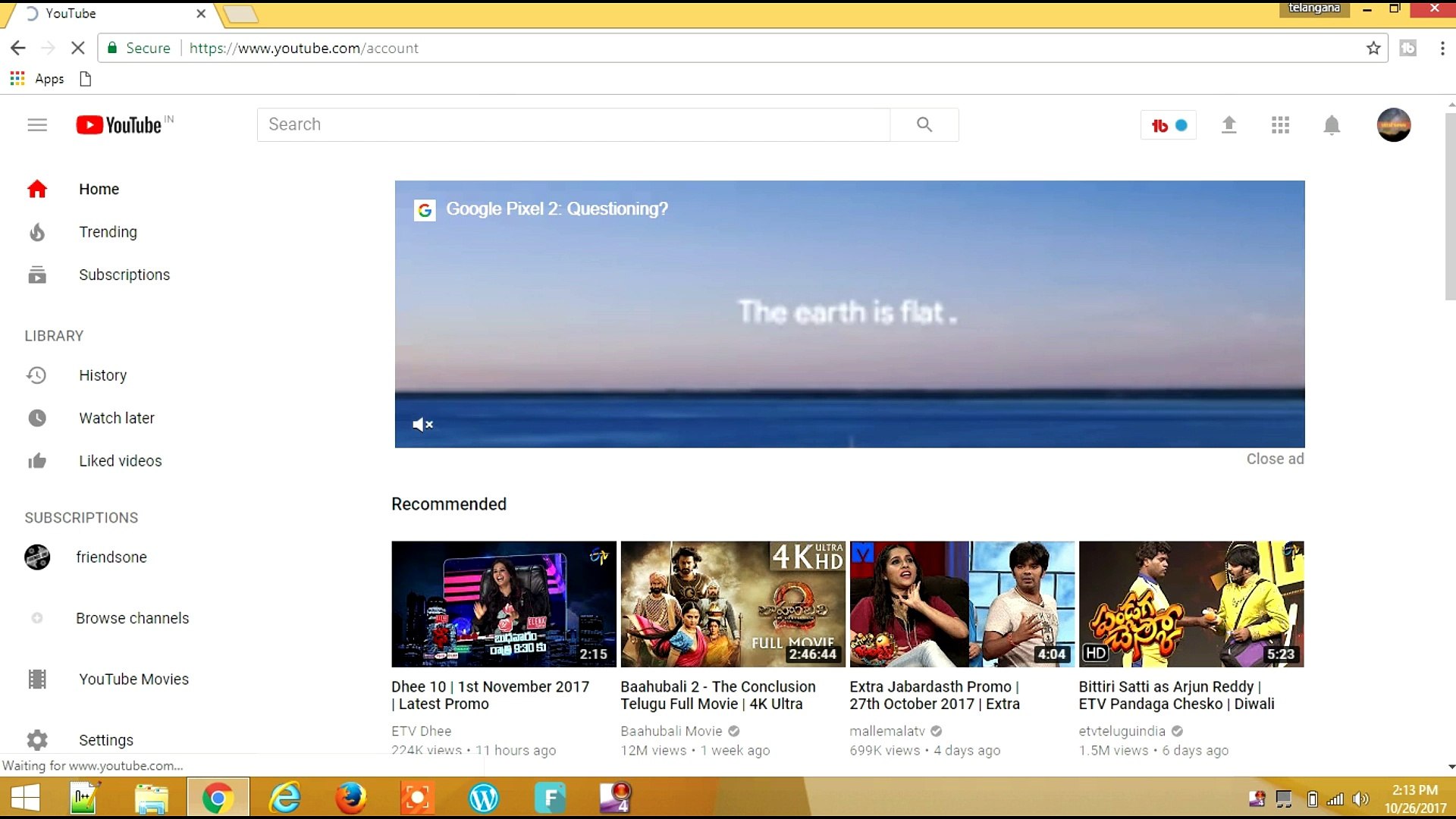 ⁣How To  Create Youtube Channel   Open New Youtube Account  in Telugu By Friendsone