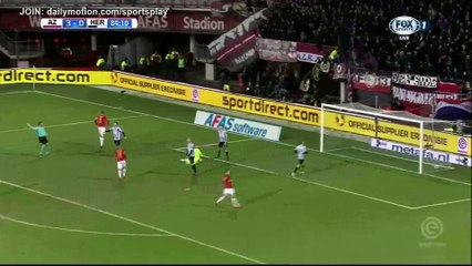 Wout Weghorst Goal HD - AZ Alkmaar 4 - 0 Heracles - 09.12.2017 (Full Replay)
