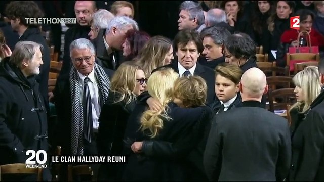 Funérailles de Johnny Hallyday : le clan Hallyday réuni