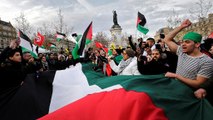 Manifestazioni a Parigi contro la visita di Netanyahu