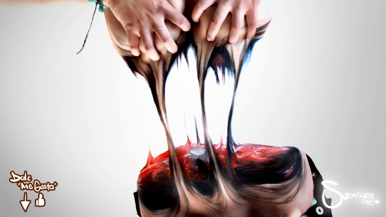 Illusions d'optique incroyable avec ce body painting fou