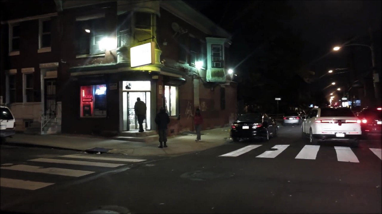 NORTH PHILADELPHIA GHETTO AT NIGHT