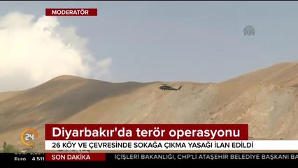 Diyarbakır'ın 26 köyünde sokağa çıkma yasağı ilan edildi