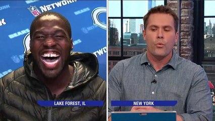 Sam Acho recites Geoffrey Chaucer to the Good Morning Football crew