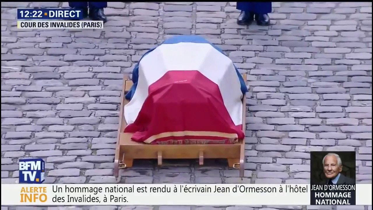L'hommage d'Emmanuel Macron à Jean d'Ormesson