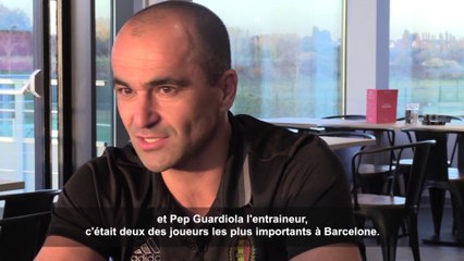 Roberto Martinez se souvient de sa première rencontre avec Pep Guardiola