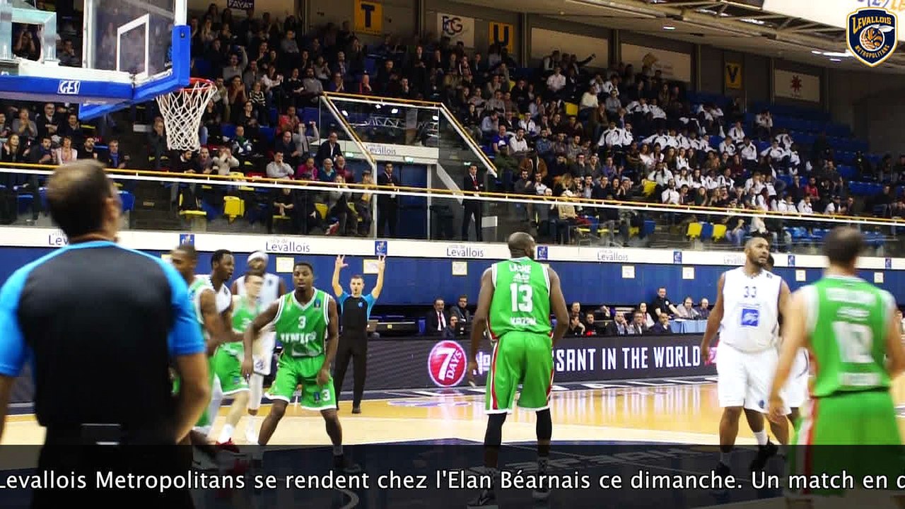 Avant Match avec Louis Campbell, Pau-Lacq-Orthez vs Levallois