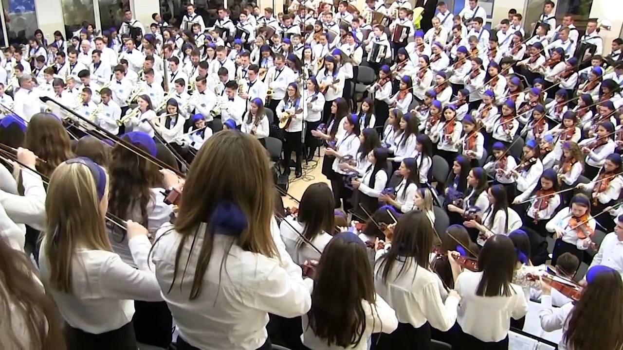 Orchestra națională AMIUNA Dir.„O ce veste minunată” / coordonator Nelu Pagu