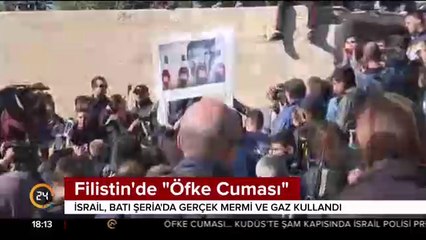 Filistin'de "Öfke Cuması"