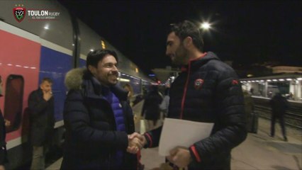 Calendrier de l'avent J8 : Charles Ollivon attend un abonné à la gare