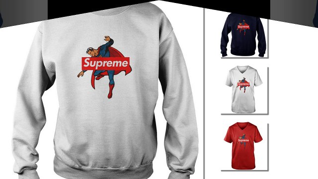 Cool Supreme Superman Shirt Hoodie Sweatshirt