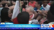 ‘Lula’ da Silva se encuentra de gira por Brasil y realizó un mitin político en Río de Janeiro