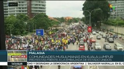 Musulmanes en el mundo marchan contra anuncio de Trump sobre Jerusalén
