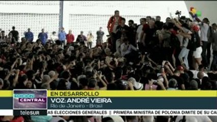 Río de Janeiro recibe a Lula en un momento de crisis política local