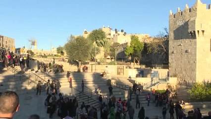 Kudüs'te Protestolar Sürüyor (4) - İsrail Askerlerinin Müdahalesi