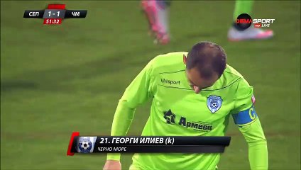 1-1 Georgi Iliev Goal Bulgaria  A Grupa  Regular Season - 08.12.2017 Septemvri Sofia 1-1 Cherno...