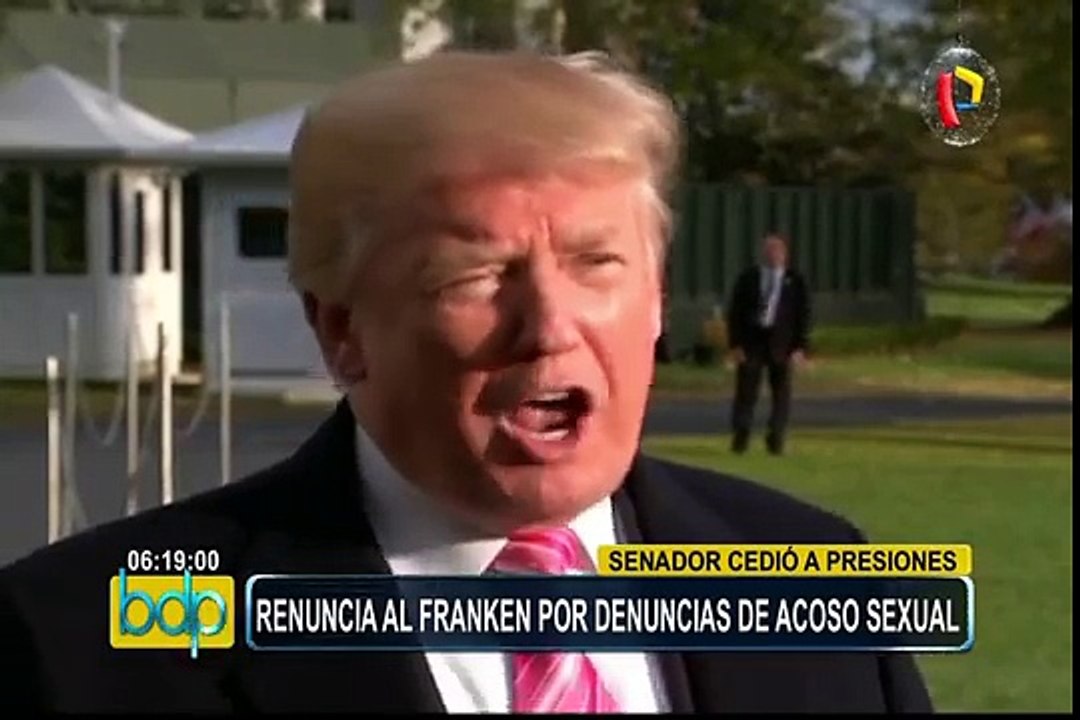 EEUU: senador renuncia por acusaciones de acoso sexual