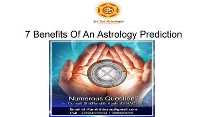 7 Benefits of an Astrology Prediction