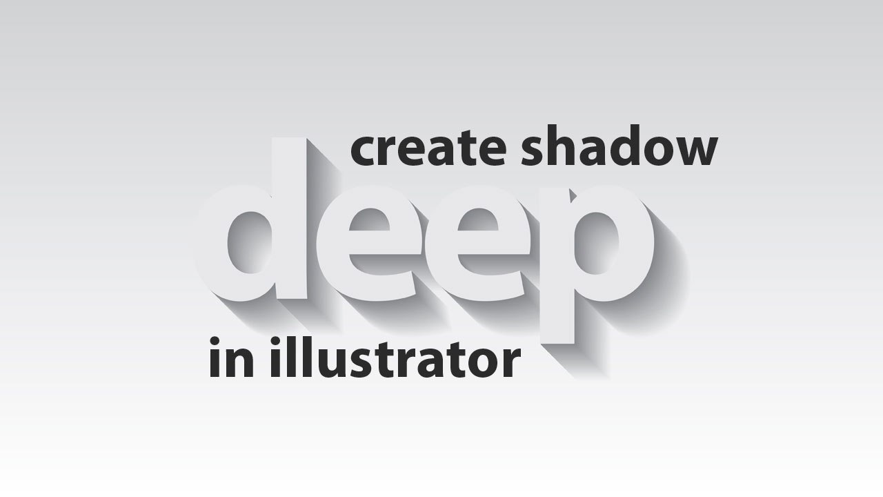 How to create shadow with any object in illustrator