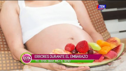 Errores más comunes durante el embarazo