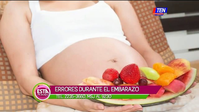 Errores más comunes durante el embarazo