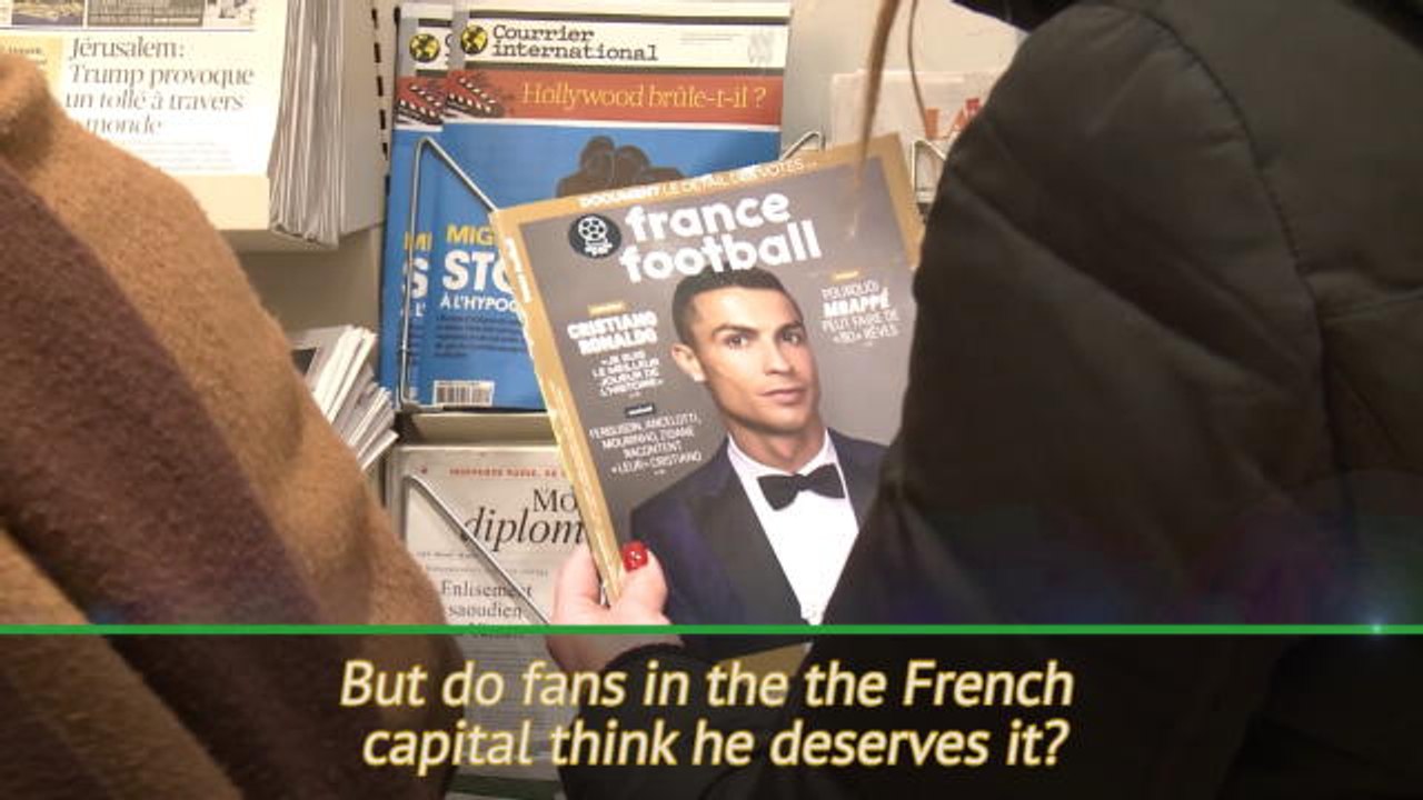 Do fans think Ronaldo deserves fifth Ballon d'Or
