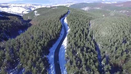 Topuk Yaylası'nda Kar Yağışı