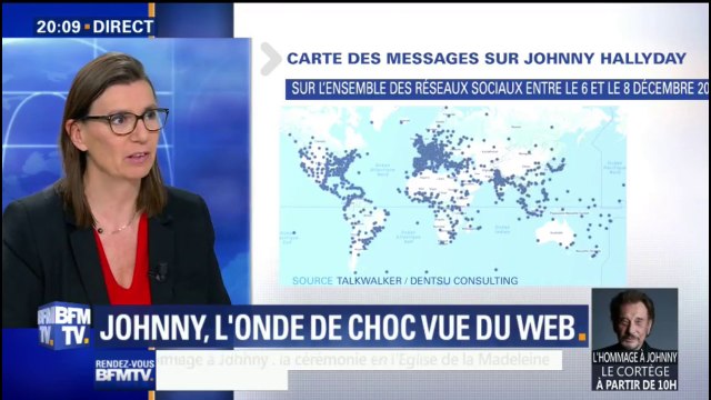 Pourquoi sur les réseaux sociaux la mort de Johnny est aussi hors norme