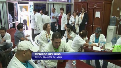 Médicos del IHSS exigen reajuste salarial