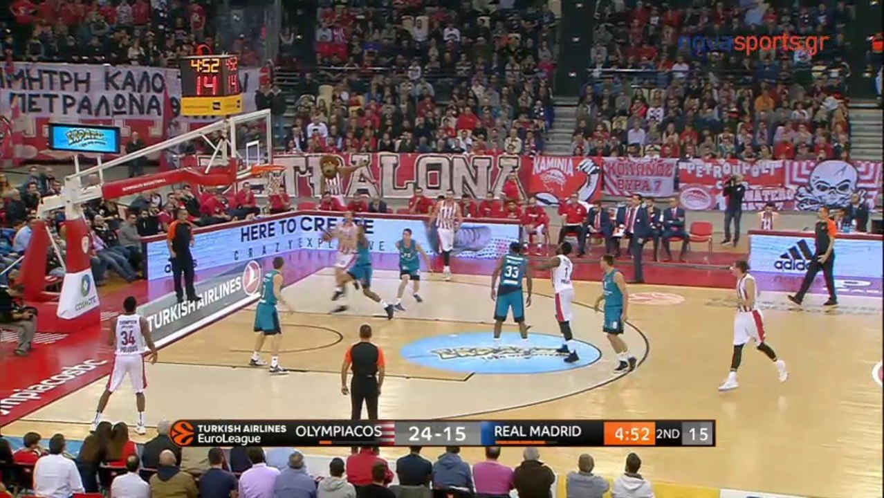 Ο Γιάνις Στρέλνιεκς αποδεικνύει την αξία του κόντρα στη Ρεάλ - Ολυμπιακός vs Ρεάλ - 08.12.207