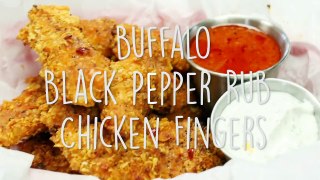 Buffalo Black Pepper Rub Chicken Fingers