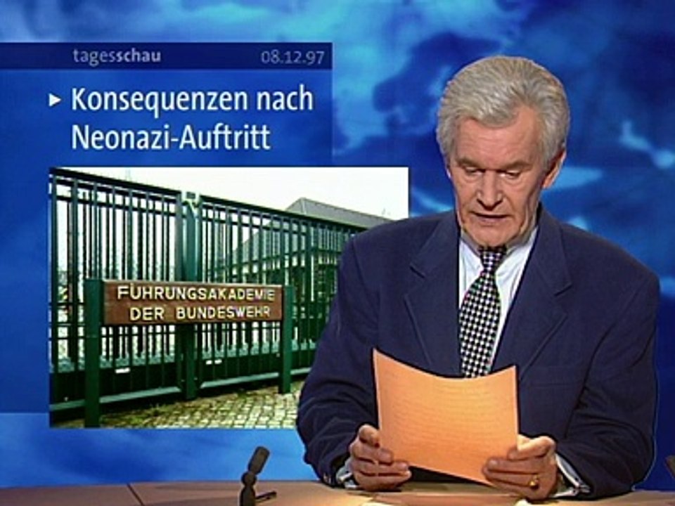 Tagesschau | 08. Dezember 1997 20:00 Uhr (mit Wilhelm Wieben) | Das Erste