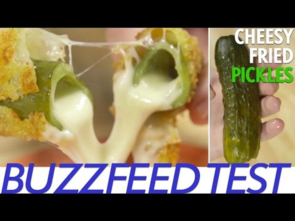 Buzzfeed Test #1: Cheese-Stuffed Fried Pickle Recipe Tested