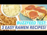3 Buzzfeed Recipes for Ramen Noodles Put to the Test | Buzzfeed Food Tested!