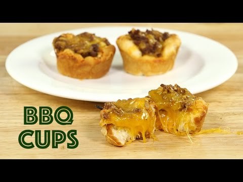 How to Make Cheesy Beef BBQ Cups: Easy Ground Beef Recipes | Food Porn