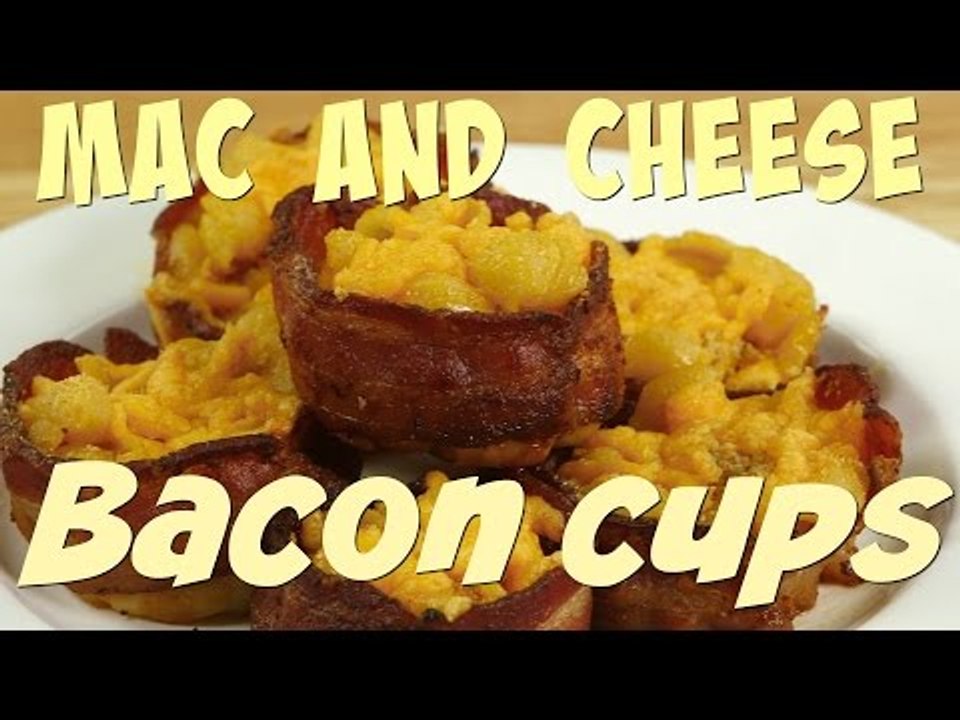 Easy Recipe for Baked Macaroni and Cheese: Mac and Cheese Bacon Cups Cheese Bacon Cups | Food Porn