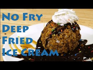 Homemade Deep Fry Vanilla Ice Cream