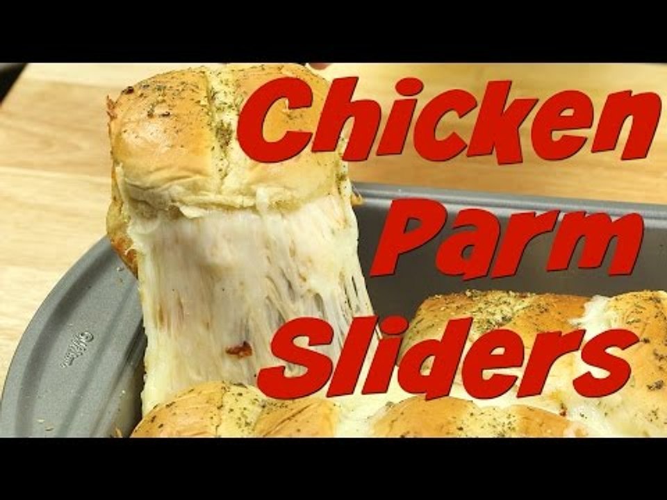 Tasty Chicken Recipe: Easy Cheesy Chicken Parm Sliders! | Food Porn
