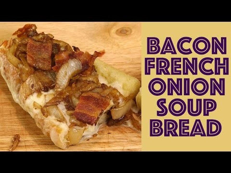 Simple Recipes: Bacon and Cheese French Onion Soup Bread