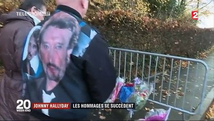 Mort de Johnny Hallyday : les hommages se succèdent