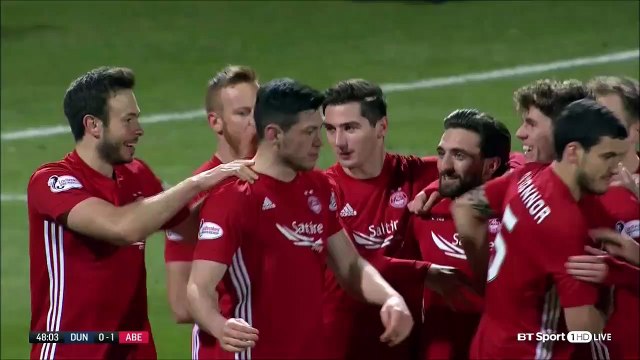 0-1 Scott McKenna Goal Scotland Premiership - 08.12.2017 Dundee FC 0-1 Aberdeen FC