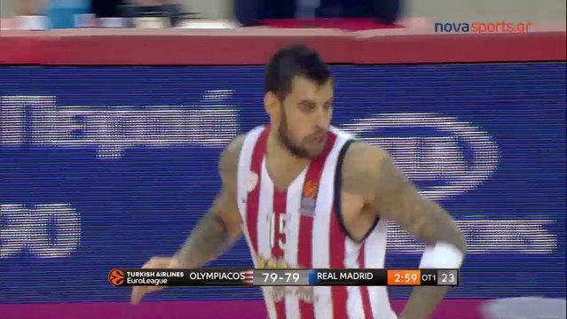 Το σόου του Πρίντεζη στην παράταση - Ολυμπιακός vs Ρεάλ - 08.12.2017