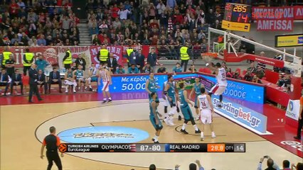 Την τελείωσε... ο Πρίντεζης με ένα εντυπωσιακό κάρφωμα   - Ολυμπιακός vs Ρεάλ - 08.12.2017