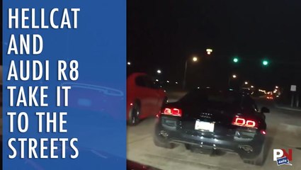 Hellcat Verse R8 Showdown On The Streets