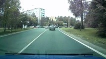 Impatient Driver Gets Instant Karma