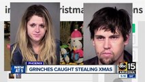 Suspects arrested for stealing Christmas decorations in north Phoenix
