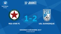 J15 : Red Star FC - USL Dunkerque (1-2), Le résumé