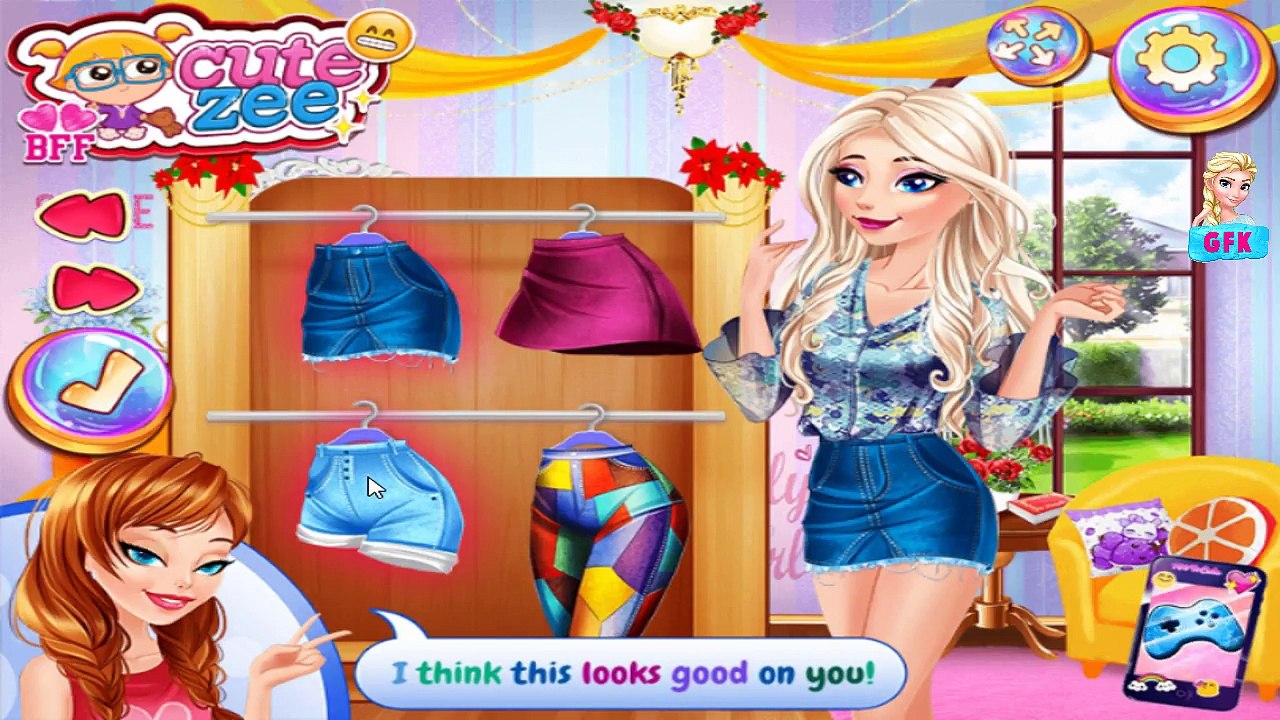 Disney Princess Elsa and Anna with their Boyfriends Dress Up Game for Kids-mt6Ib09hDFI